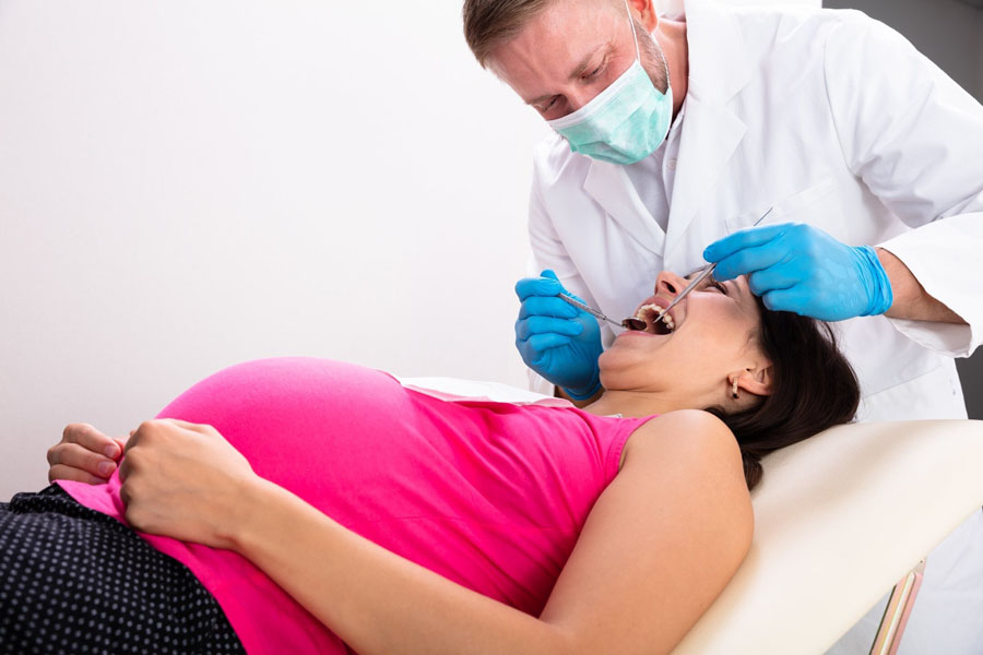 نشانه دندان درد در بارداری